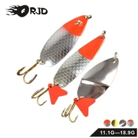 orjd spoon bait copper stream metal fishing lure for trout chub perch salmon jig spoon fishing tackle accessorie artificial bait