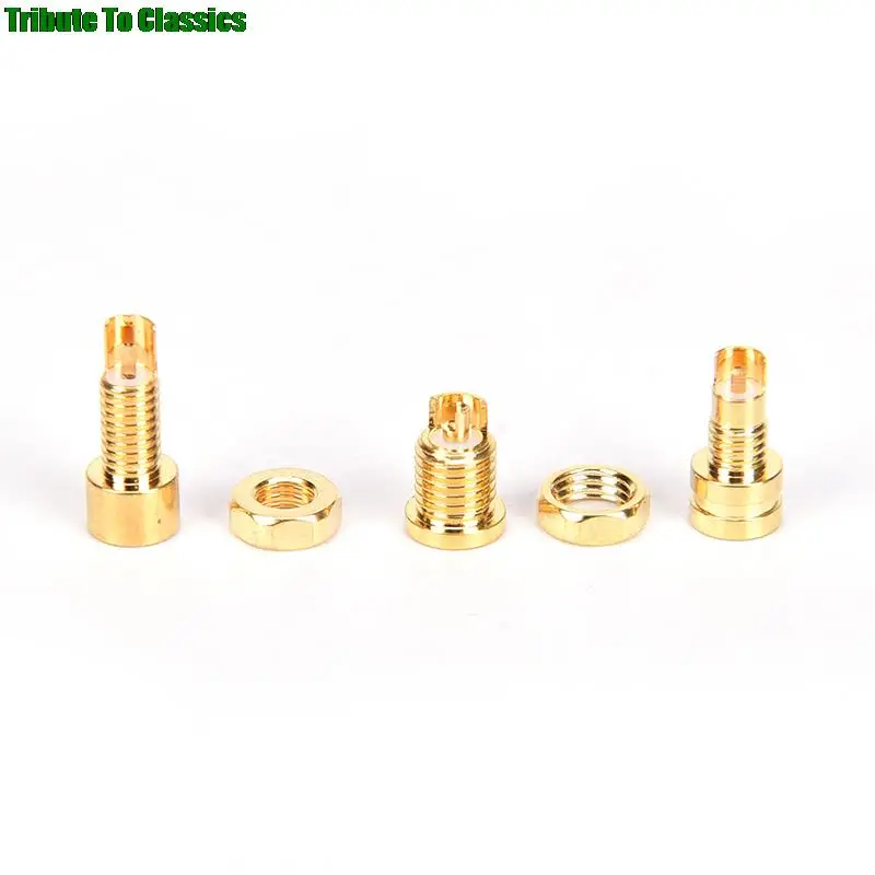 

new Gold Plated Copper MMCX Female Jack Solder Wire Connector PCB Mount Pin IE800 DIY Audio Plug Adapter