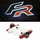 2 шт. светодиодный Двери Автомобиля предоставлено лазерные Logo проектор Ghost Shadow светильник для сиденья FR Альгамбра Леон MK1 2005 2006 авто аксессуары