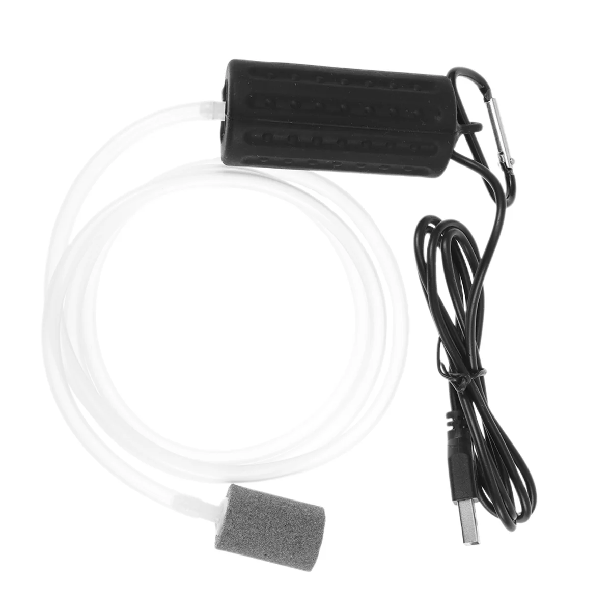 

1Pc Aquarium Air Pump, Aquarium USB Air Pump Silen Air Pump Aerator Pump for Tank Pond Aquarium| Black Accessories