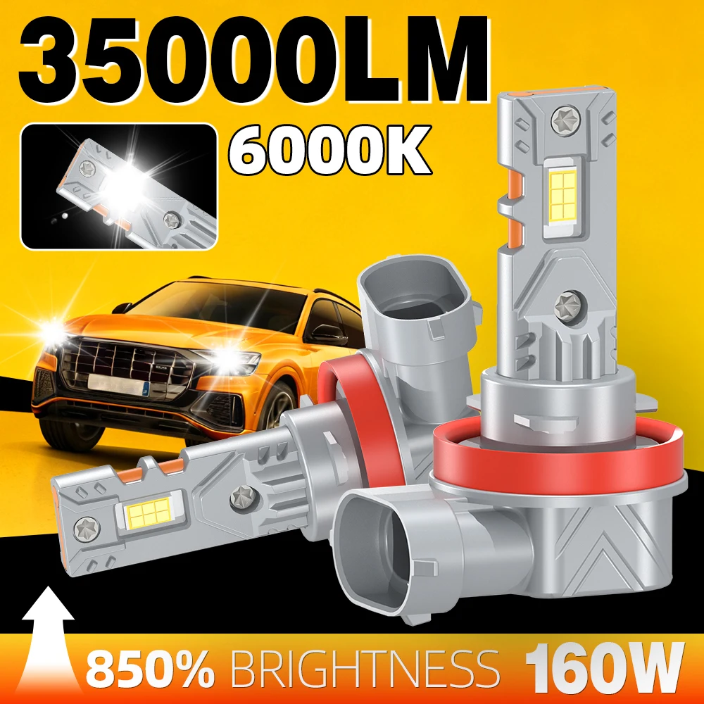 

35000LM Высокое качество hb4 Светодиодные фонари 160 Вт Лампы для фар 6000K Белые CANBUS Lights H7 H1 9005 HB3 Лампа для автомобильных мотоциклов
