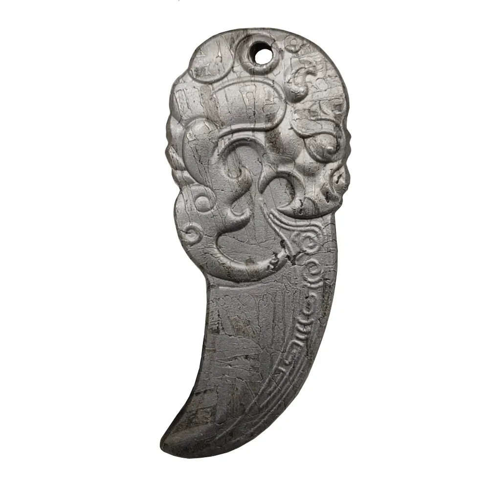 

Двойной метеорит Altay, железная подвеска в виде тела с драконом, 22 грамма