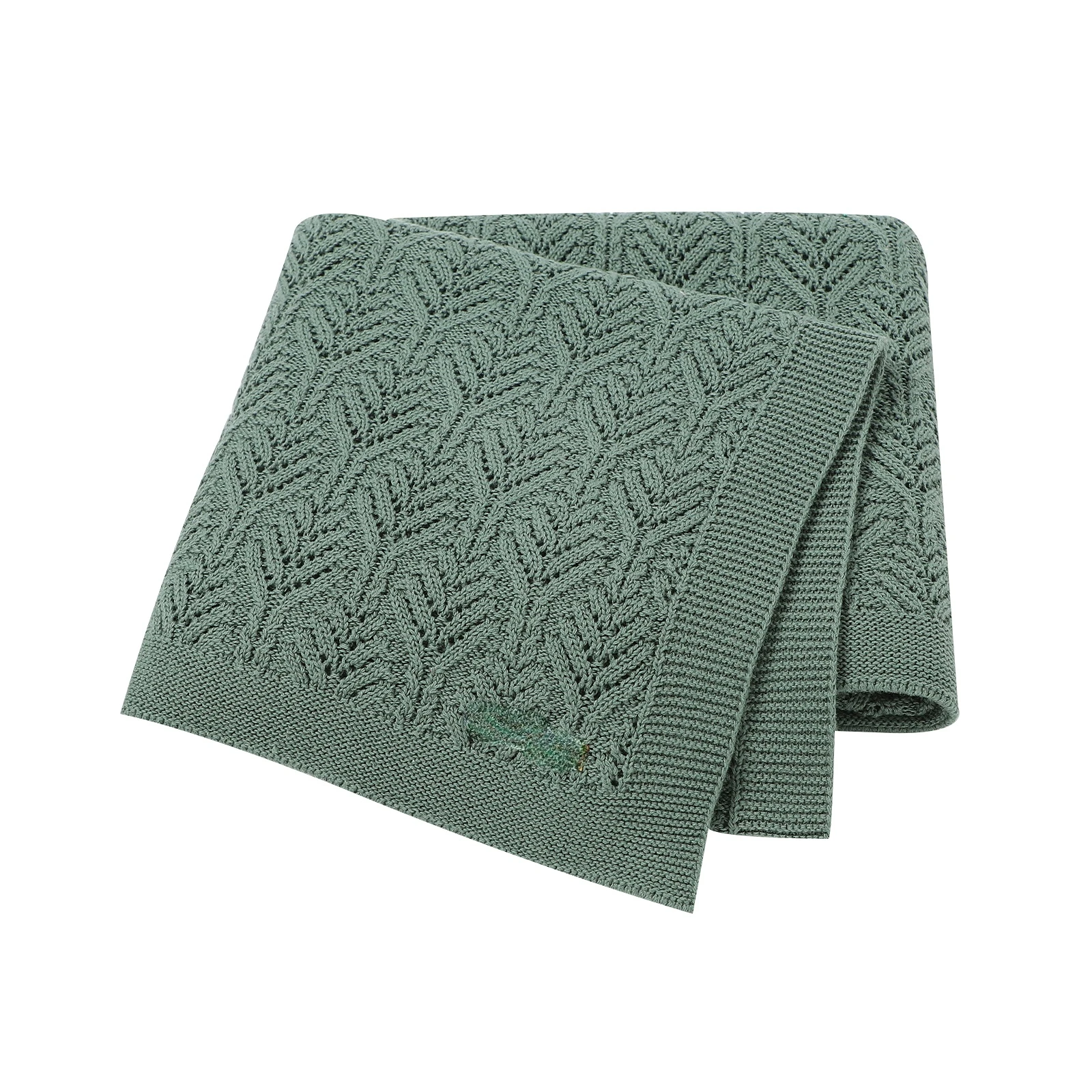 

100*80CM Baby Blanket Knitted Super Soft Toddler Kids Unisex Cotton Crib Plaid Quilts newborn Infant Stroller Bed Sleeping Cover