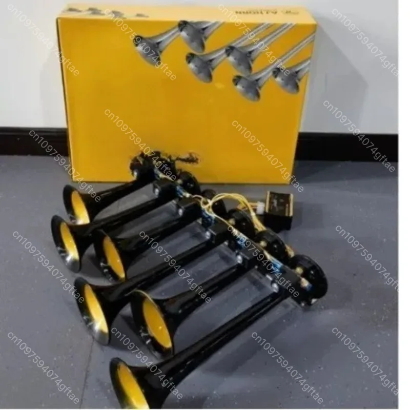 

Шесть трубок, тридцать шесть тонов, автомобильный музыкальный звуковой сигнал, грузовик, электронное управление, металлическая трубка, музыкальный воздушный звуковой сигнал с кнопкой