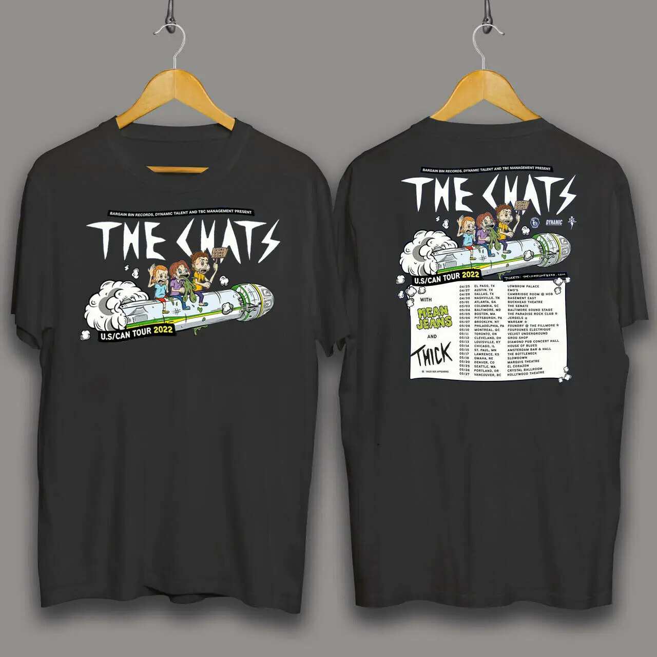 

NEW The Chats 2022 North American Tour Men T-Shirt S-3XL Cotton