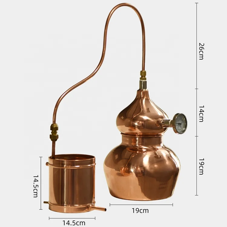 Медный дистиллятор Destillery медный в горшке домашний
