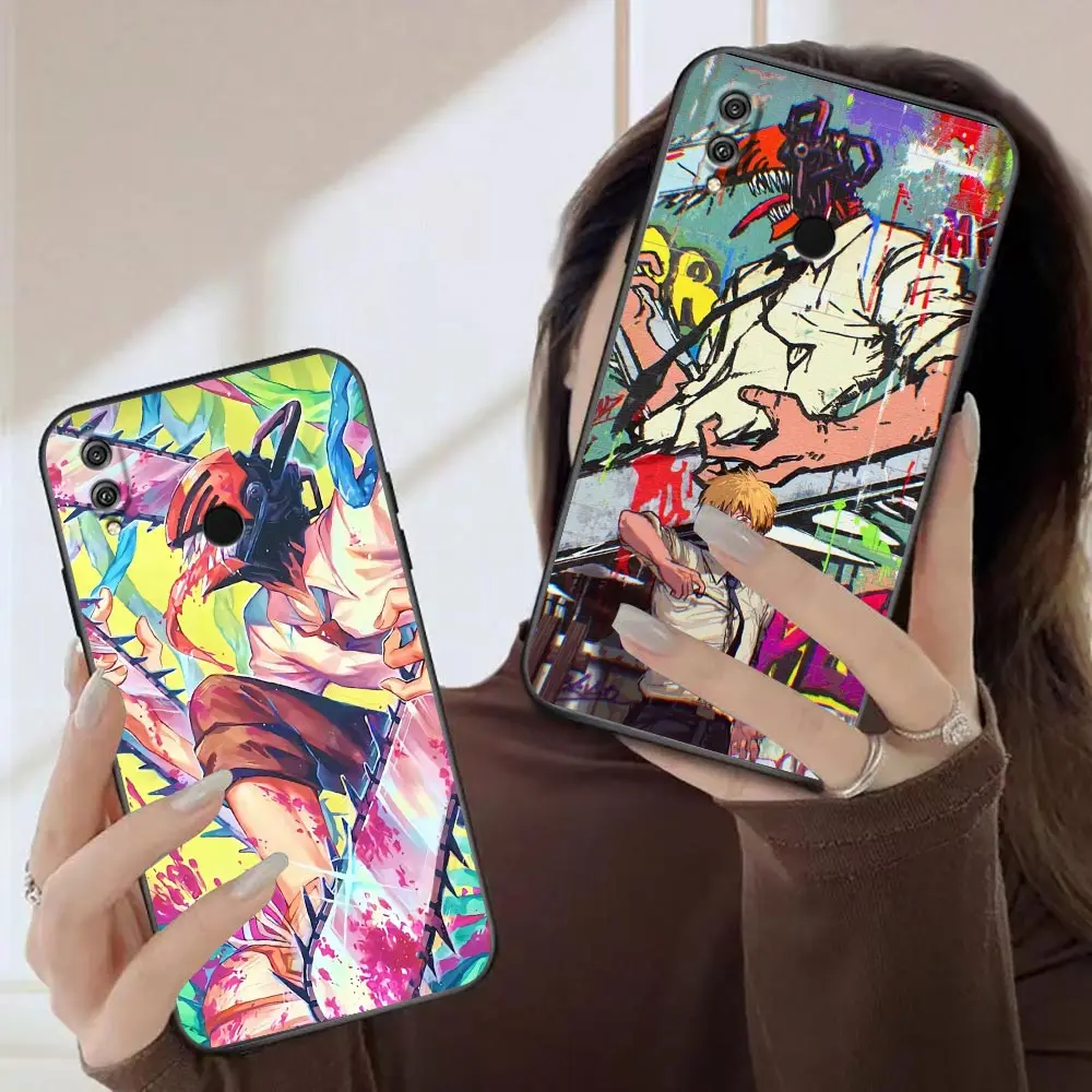 

Case For HUAWEI Honor 9X 9 9I 8 8X 8C Max 7 6 6C 6X 5A 50 20 10 10I NOTE 10 Lite PLAY Pro Case Capa C-Chainsaw Man Pochita