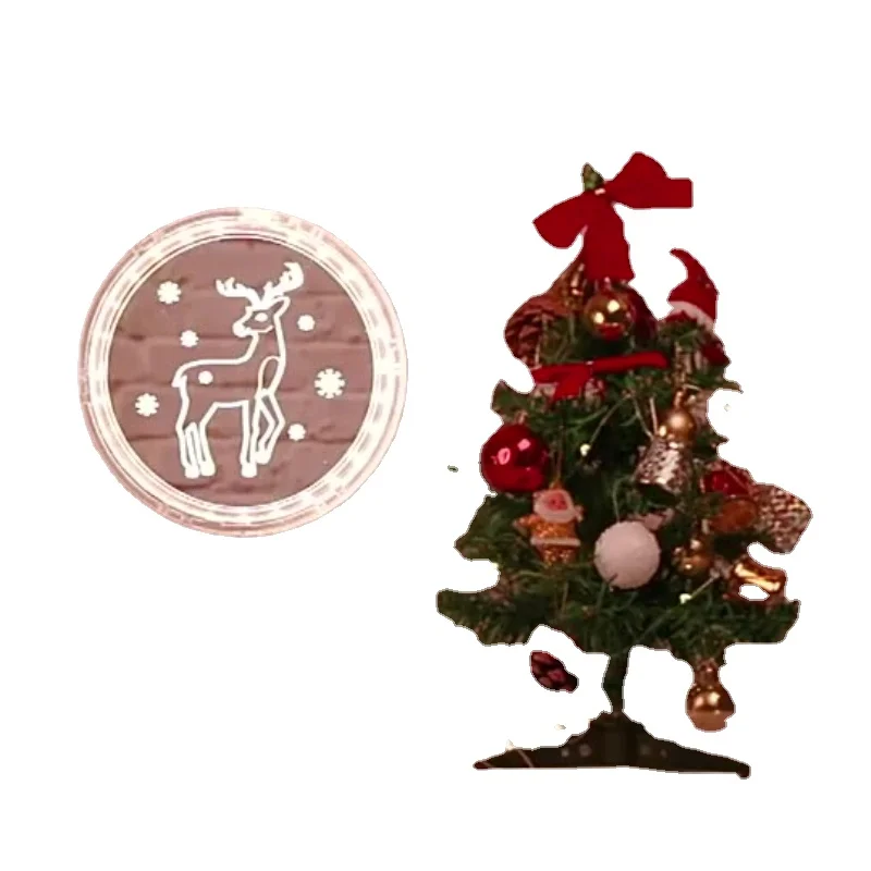 

Hanging LED 3D Christmas Lights Room Modeling Bedroom Holiday Lighting Layout Window Christmas Decoration