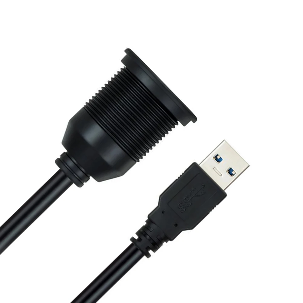 

Удлинительный кабель USB для автомобильной панели, высококачественный резиновый кабель для приборной панели, 1 метр, черный, абсолютно новые ...