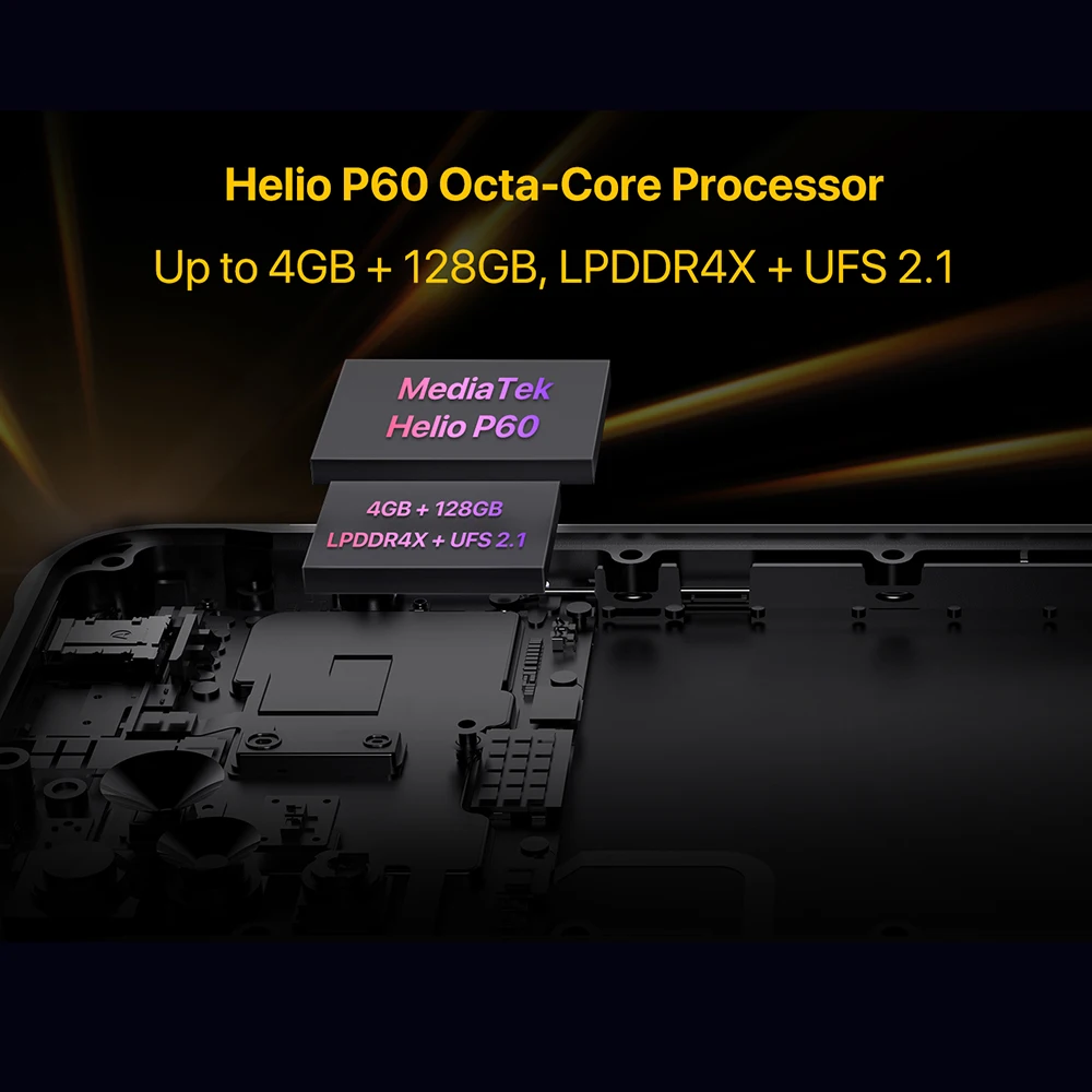 umidigi bison x10 pro nfc global 128gb smartphone 6 53 hd display helio p60 20mp triple camera 6150mah free global shipping