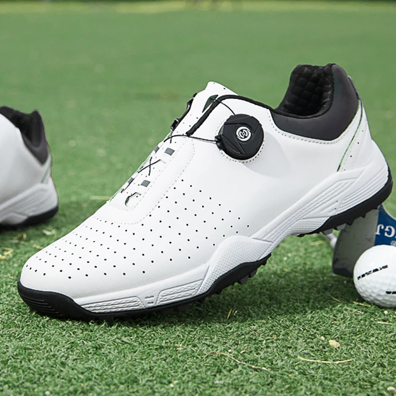 

Новые профессиональные кроссовки для гольфа для мужчин и женщин, роскошные кроссовки для гольфа для пар, размер плюс 35-46, спортивные кроссов...
