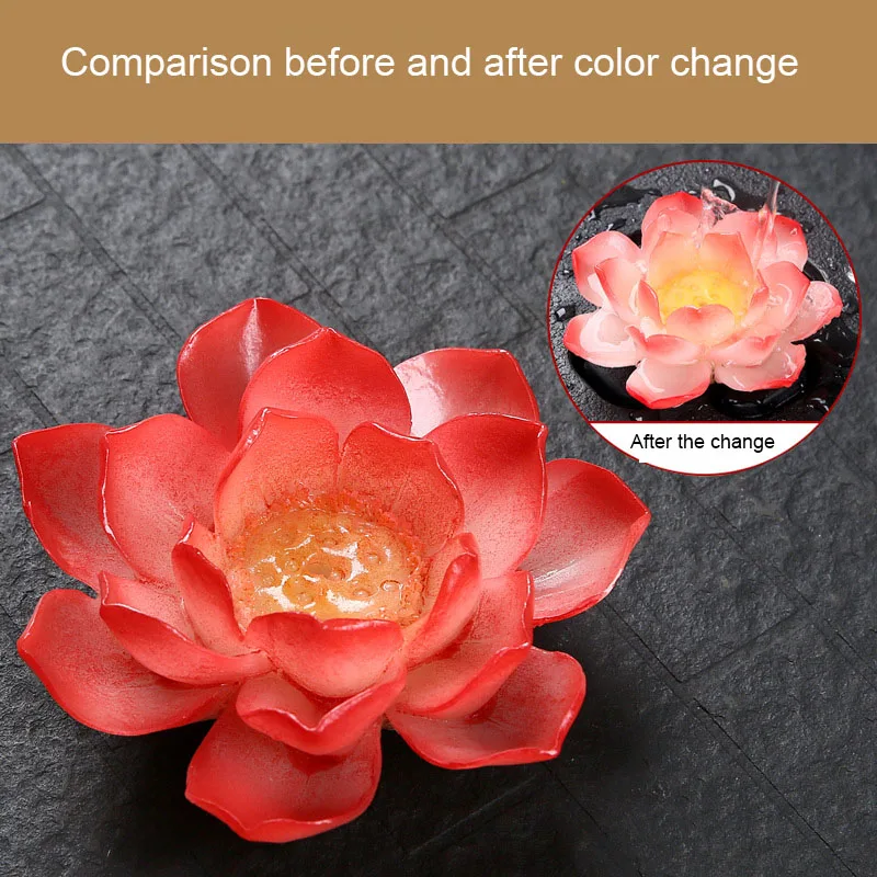 

Статуэтка лотоса из канифоли