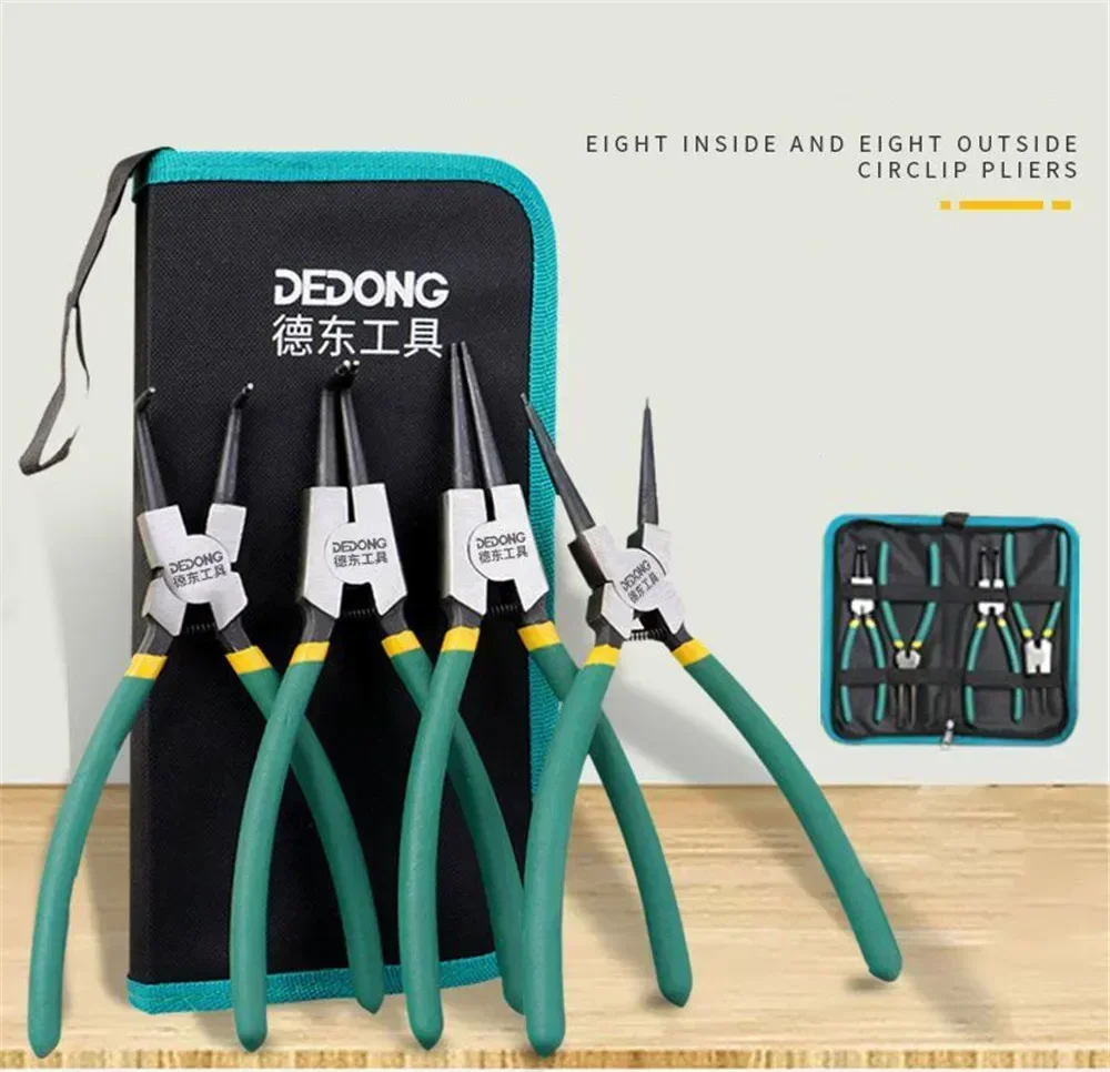 Набор внешней сумки 7-дюймовый съемник носа изогнутый 4 шт. с плоскогубцами для