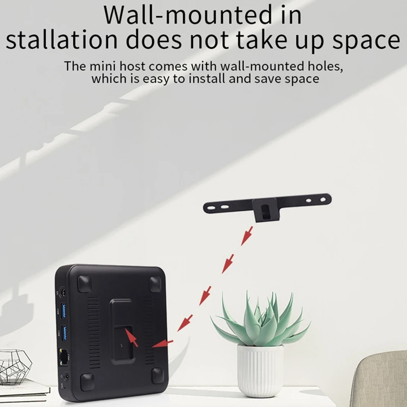 Мини-ПК P3T Smart TV BOX Geminilake J4105 Windows 10 8 ГБ ОЗУ 64 Гб SSD Bluetooth 4.2 WIFI мини-Рабочий стол |