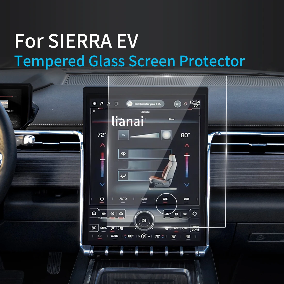 

Для GMC Sierra EV 2024 Защитная пленка для экрана автомобиля аксессуары для интерьера автомобиля