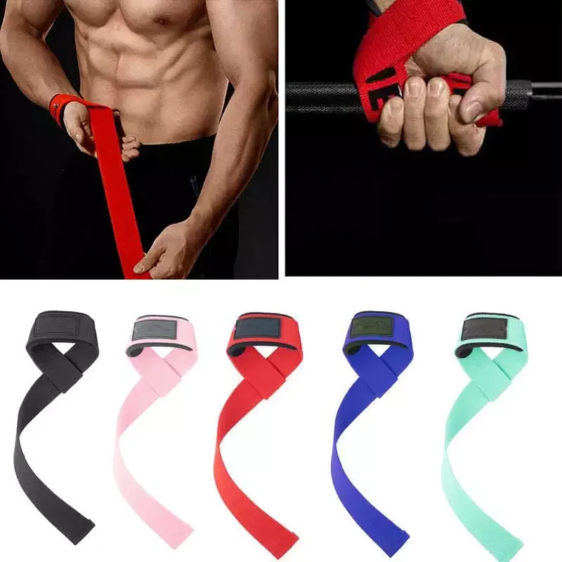 

Weight Lifting Straps for Home Gym Powerlifting Fitness Pull-up Deadlift Horizontal Bar Gripping Strength Wrist Support Yoga