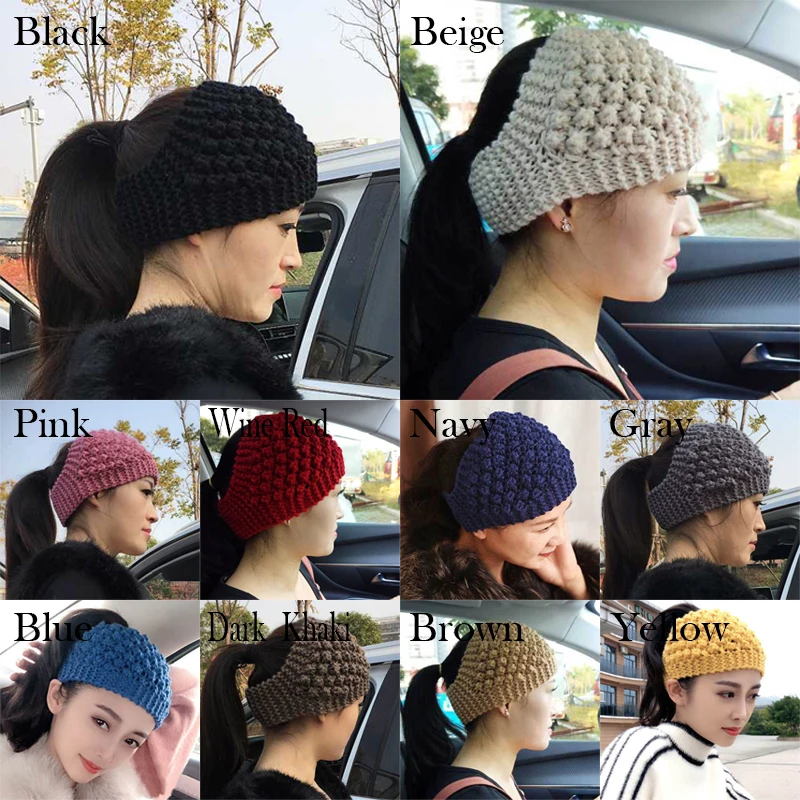 

Модная женская повязка на голову, новая зимняя теплая повязка на голову, Мягкая вязаная повязка на голову, дизайнерская эластичная повязка на голову