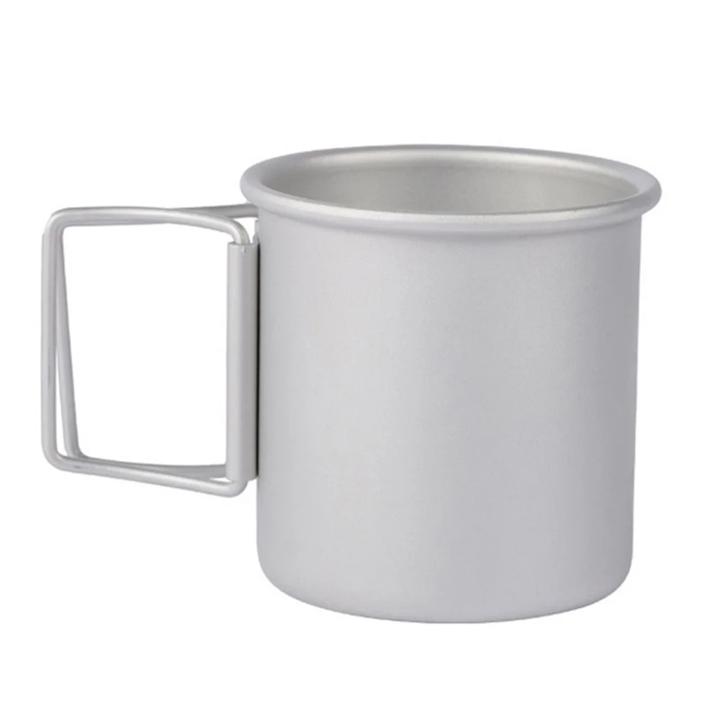 

Cup Camping Mug Outdoor Cups Coffee Foldable Picnic Drinking Handle Water Hiking Titanium Pot Beer Accessories Portable Handles