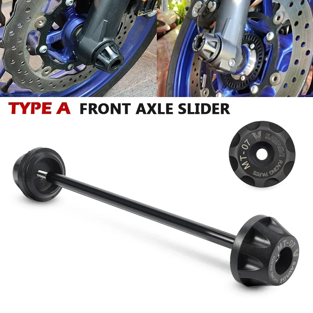 

Задний передний мост, вилка, слайдер для YAMAHA MT-07 FZ-07 2014-2024 XSR700 MT07 FZ07, защита колеса мотоцикла XSR 700 MT FZ 07