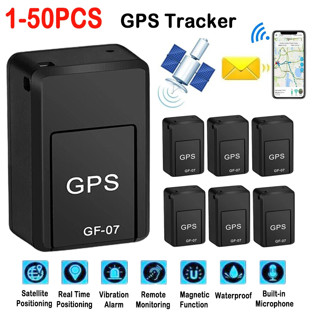 

1-50PCS GF07 Car GPS Mini Tracker USB Magnetic Children Anti-lost Locator Anti Theft GSM GPRS Positioner Real Time Tracking