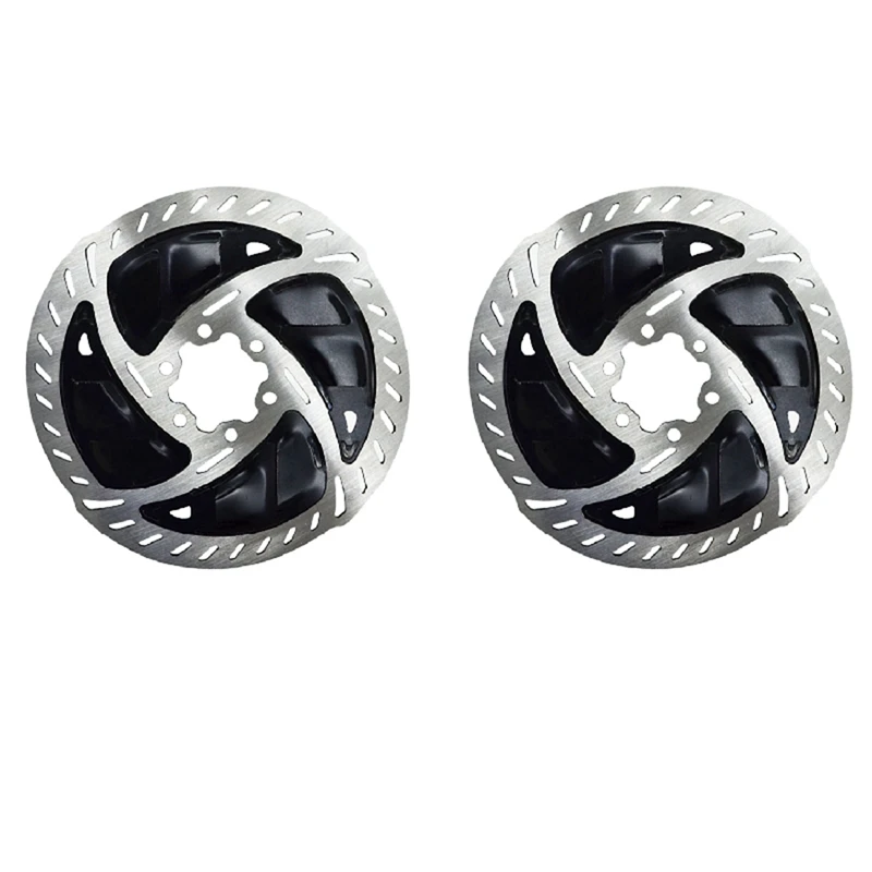 

2X Bike Radiator Fin Rotors Road MTB Mountain Bike Cooling Fins Disc Brake Rotors 6 Inches 160Mm With Bolts