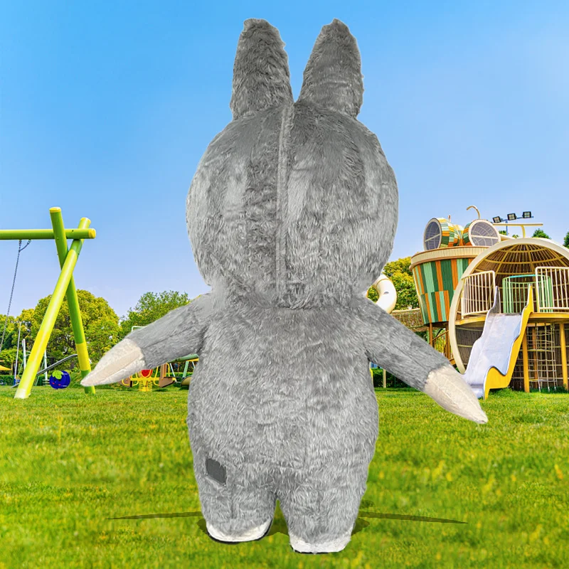 Костюм талисмана кролика монстров плюшевая аниме-мультяшная кукла милый кролик