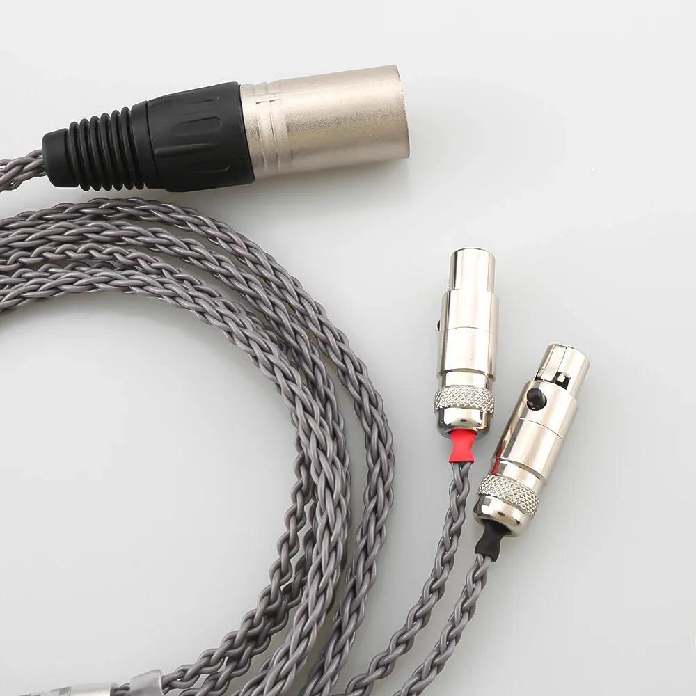8-ядерный HIFI 4-контактный UPOCC 2 5 4 мм XLR сбалансированный кабель для обновления