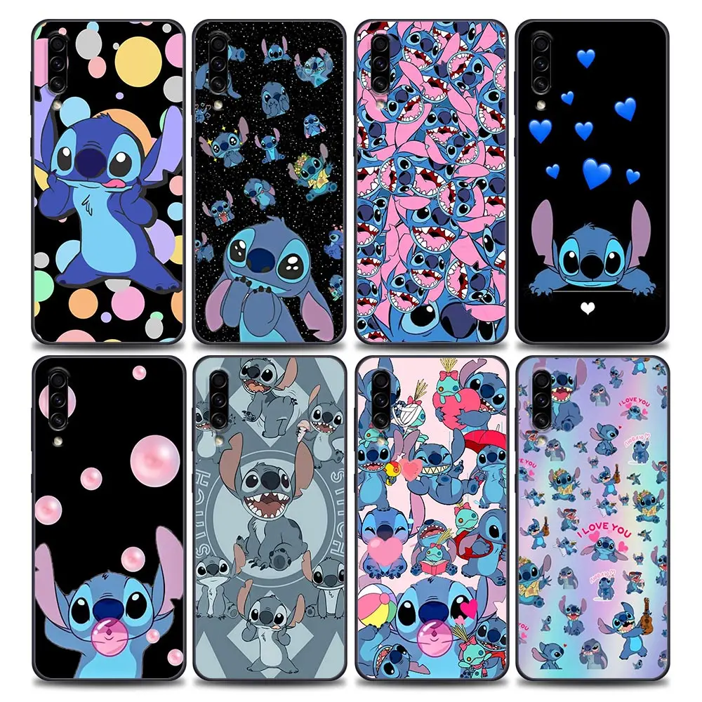 

Cartoon Baby Stitch Funda Case for Samsung A10 A10S A20 A30 A30S A40 A50 A60 A70 A90 Note 8 9 10 20 Plus Lite Ultra 5G TPU Case