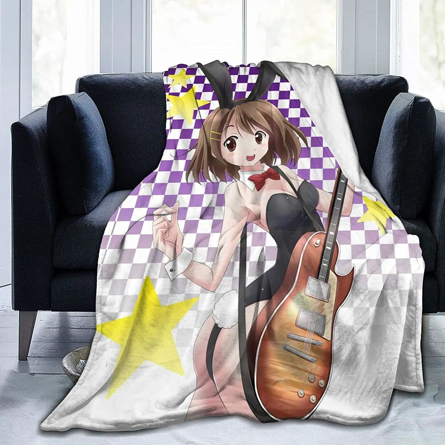 

Hirasawa Yui Fluffy Soft and Comfortable Blanket, Anime Warm Embrace of Sympathy