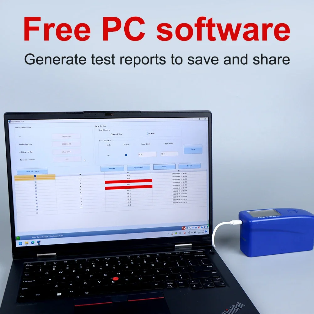 LS190 Портативный цифровой блескомер 60-градусный одноугольный прибор для