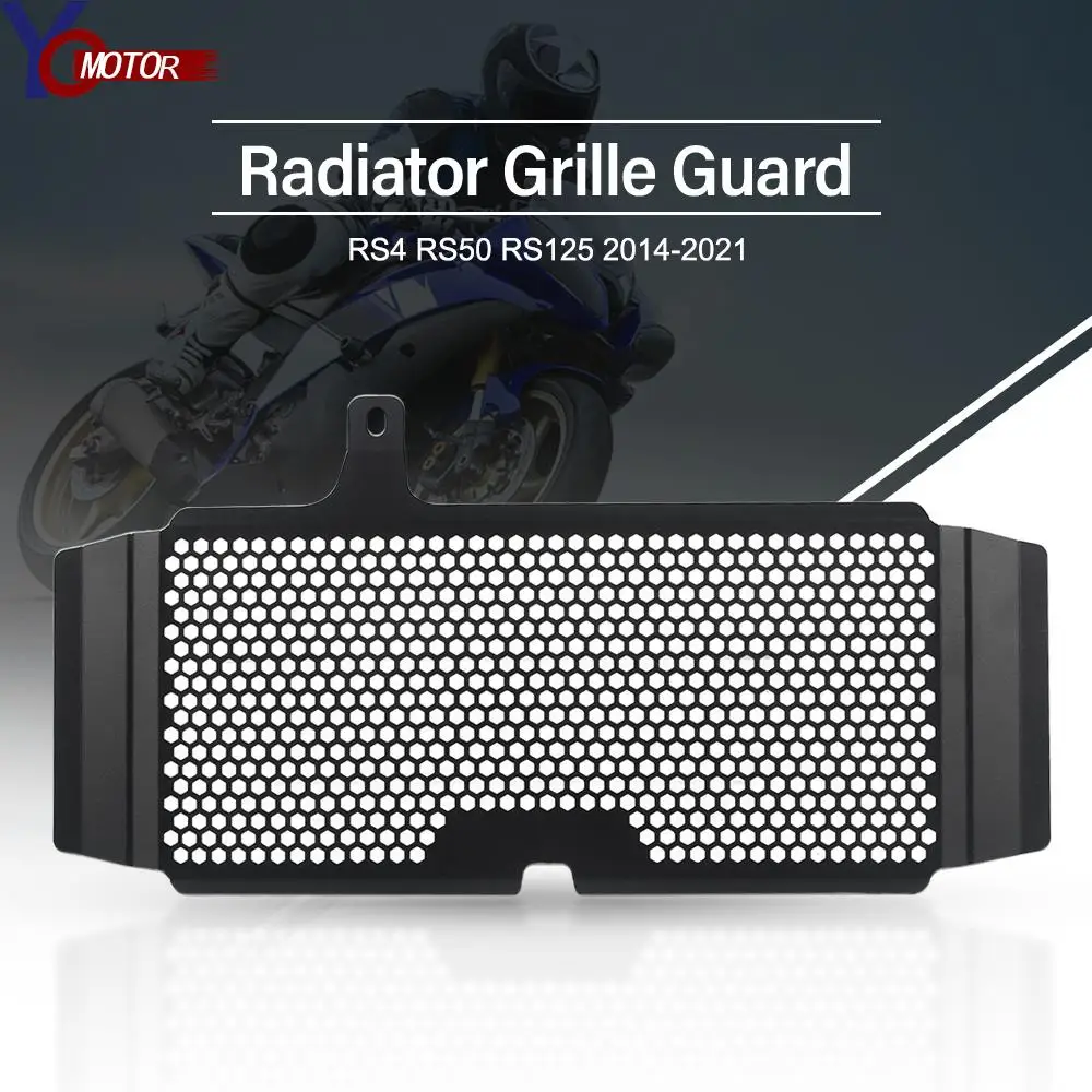 

For Aprilia RS4 50 RS4 125 2011 -2021 2020 2019 2018 Motorcycle Radiator Grille Guard Cover Protection CNC Aluminum Accessories