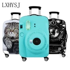 Чехол для багажа с 3D камерой, утолщенные эластичные Защитные чехлы для багажа, чехол для костюма, чехол, подходит для 18-32 дюймов, аксессуары для путешествий