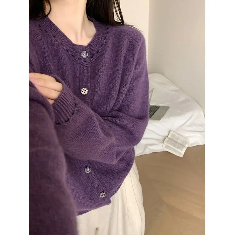 Женский вязаный кардиган