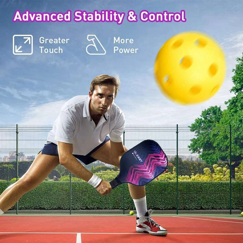 

2X Pickleball ракетка из углеродного волокна Pickleball профессиональная тонкая и быстрая ракетка Pickleball Paddle ракетка для занятий спортом