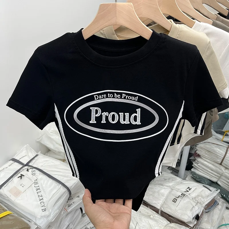 Футболка женская с открытыми плечами уникальный шикарный Милый пикантный топ в