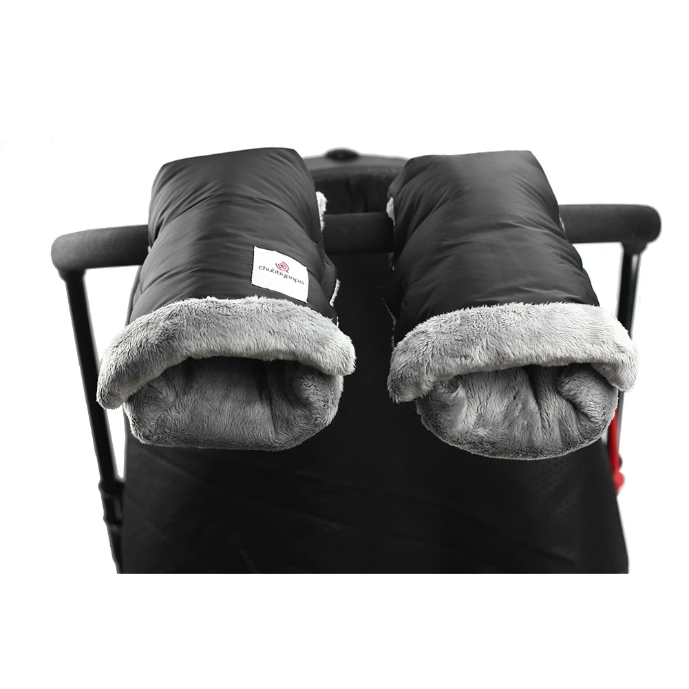 

1 Pair Winter Pram Hand Muff Baby Carriage Pushchair Warm Fur Fleece Hand Cover Buggy Clutch Cart Muff Glove Stroller Accessorie