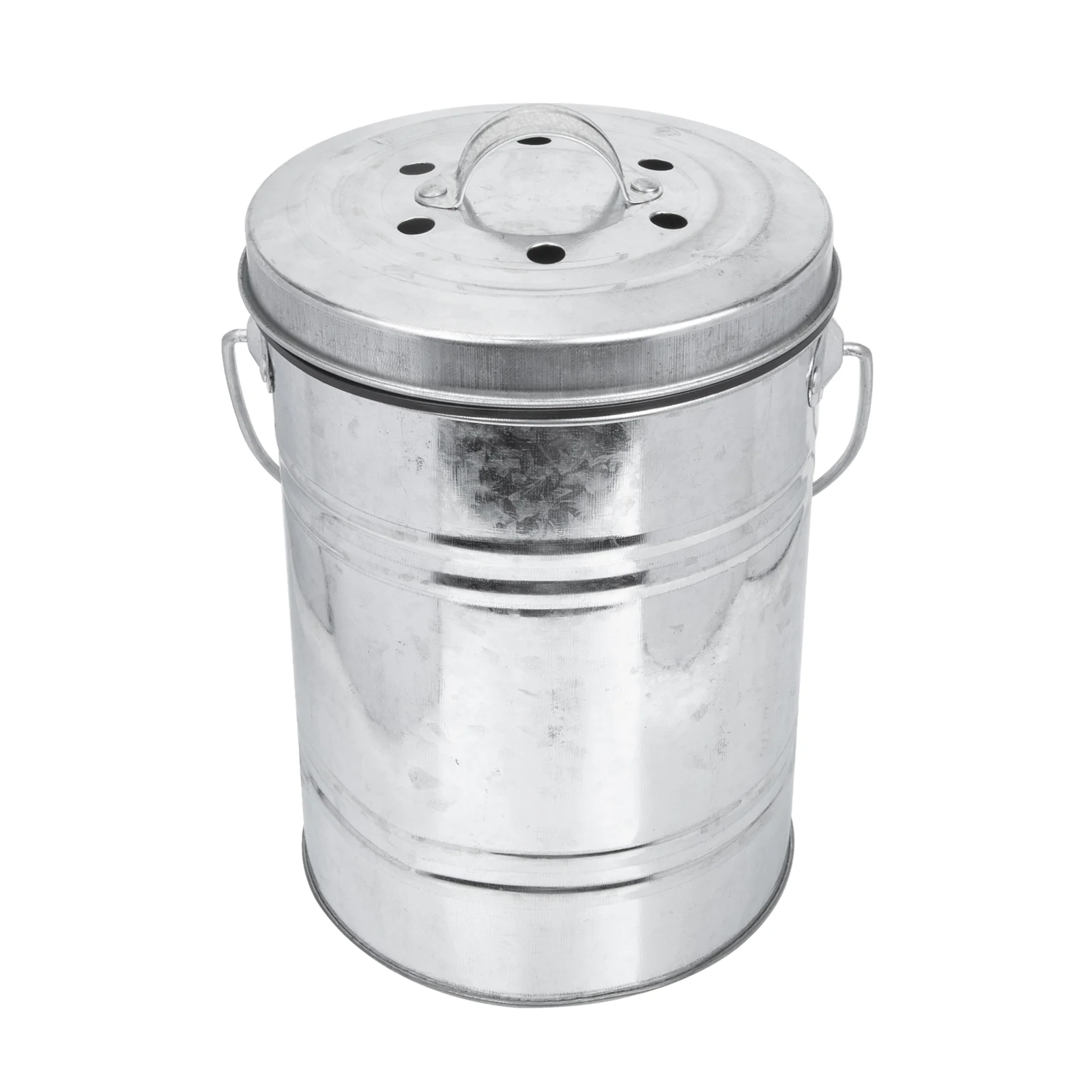 

Compost Bin Kitchen Countertop Waste Trash Can Container Bucket Garbage Food Metal Bins Pail Keeper Saver Composter Tabletop