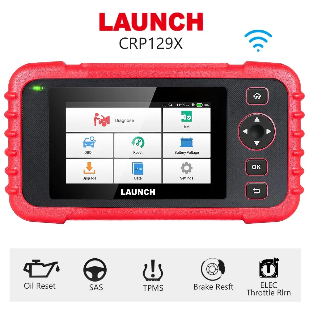 For LAUNCH Creader CRP129X Car Diagnostic Tool for Engine/Transmission/ABS/SRS Advanced Version of CRP129