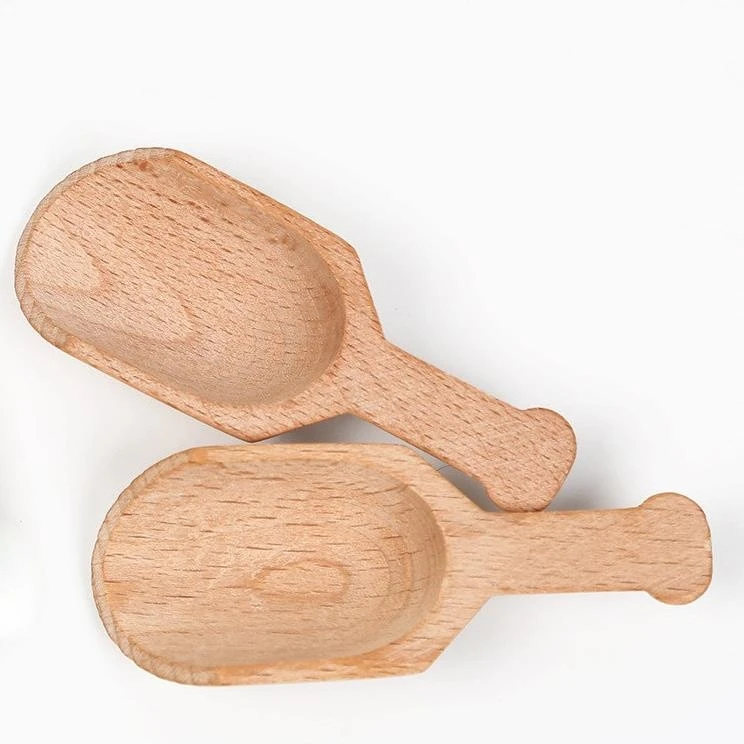 

Mini Wooden Scoop Teaspoon Small Salt Shovel Bath Salt Spoon Milk Powder Wood Condiment Spoons Coffee Tea Sugar Spoon SN4267