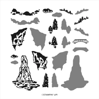 mountain new 2022 catalog cutting dies clear stamp scrapbooking for paper making embossing frame card craft