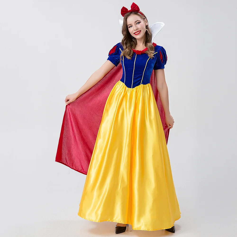 

Snow White Dress Adult Fairy Tale Princess Stage Costume