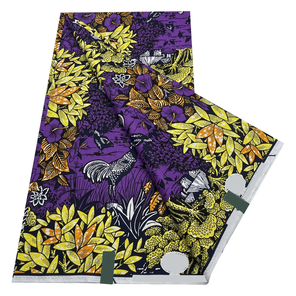 6 ярдов супер батик восковая ткань гарантированная африканская 100% хлопок Нигерия