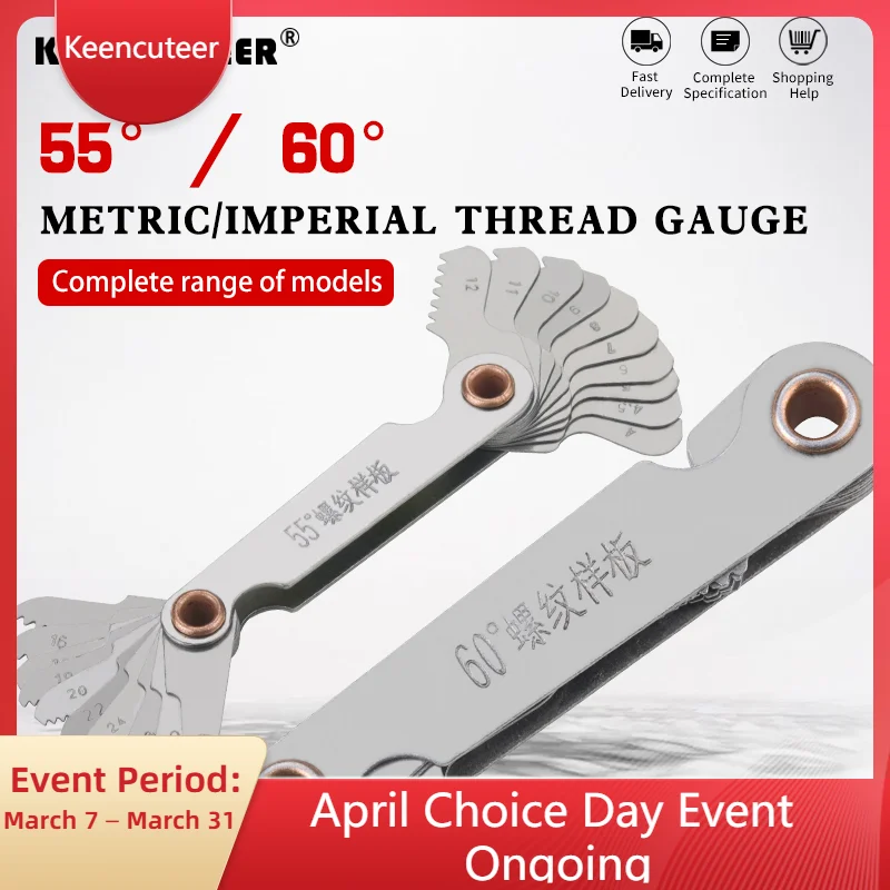

20 шт. дюймов 55 ° / Метрика 60 ° Набор манометров для резки шага резьбы, линейка для шага из нержавеющей стали, измерительные инструменты, цельные образцы резьбы