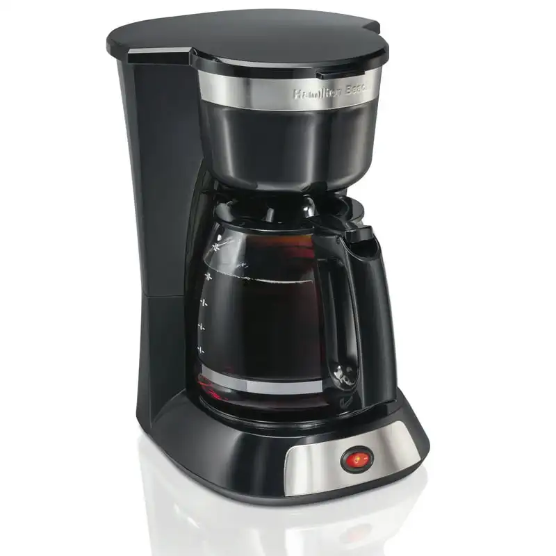

2023 12 Cup Coffee Maker 96 fl oz Stainless Steel Accents 49631