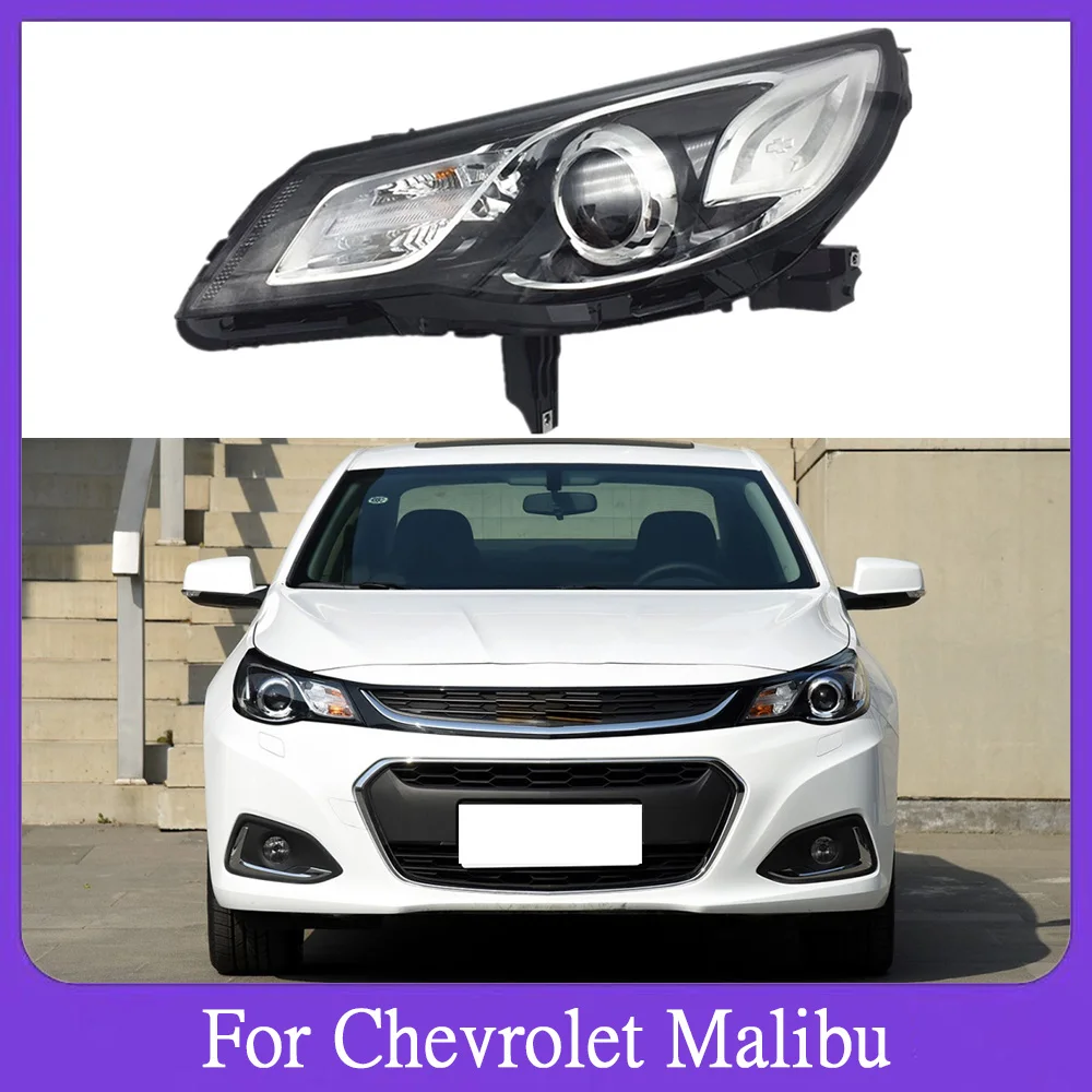 

For Chevrolet Malibu 2016-2018 Front Headlight Assembly Durable Headlamp Lens Glass Head Lamp Cover Car Light Parts Accessories