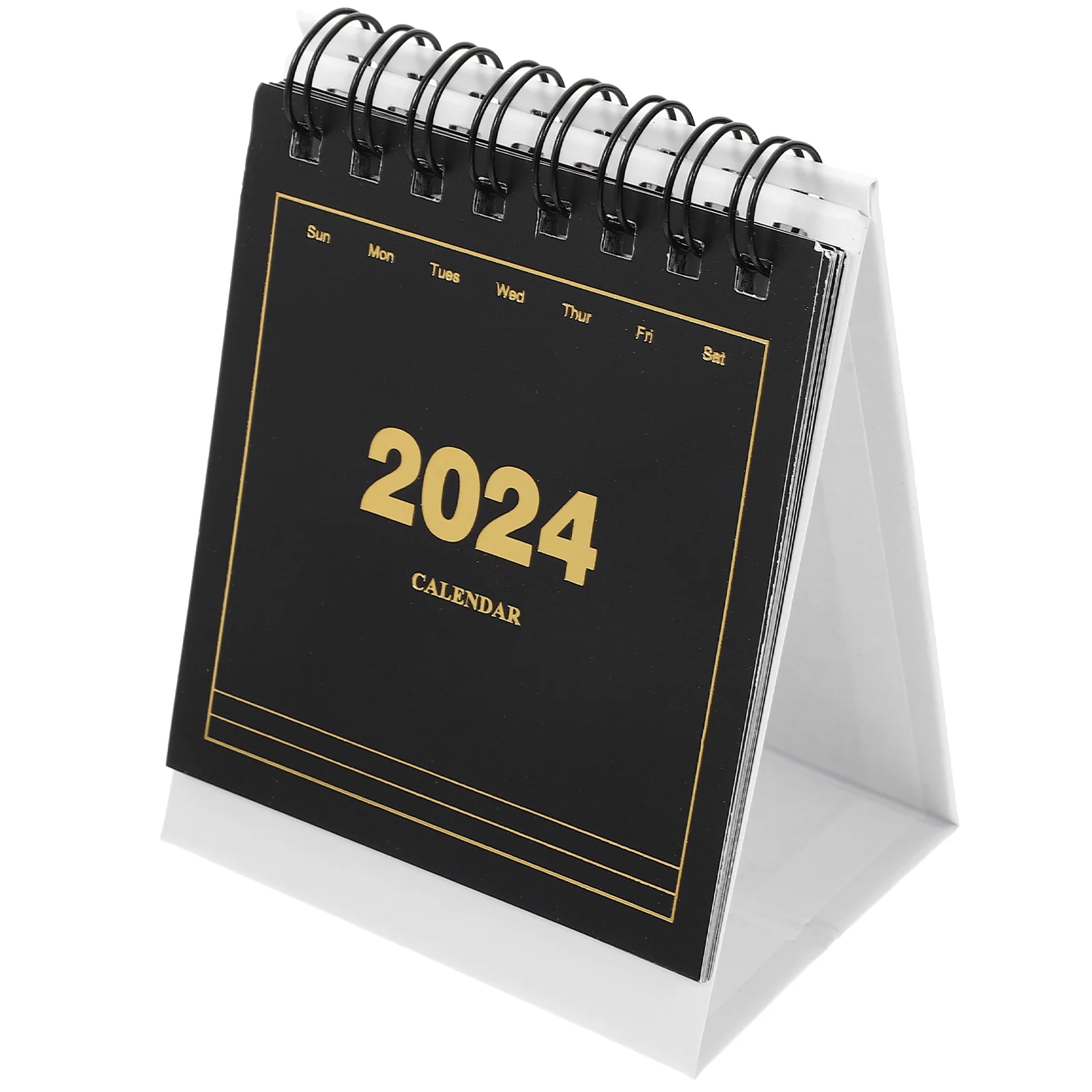 

Маленький настольный календарь, Вертикальный флип-стол 2023-2024, стоячий мини-Бумажный миниатюрный офис