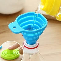 collapsible funnel silicone collapsible funnel portable fuel funnel collapsible beeroil funnel kitchen tools