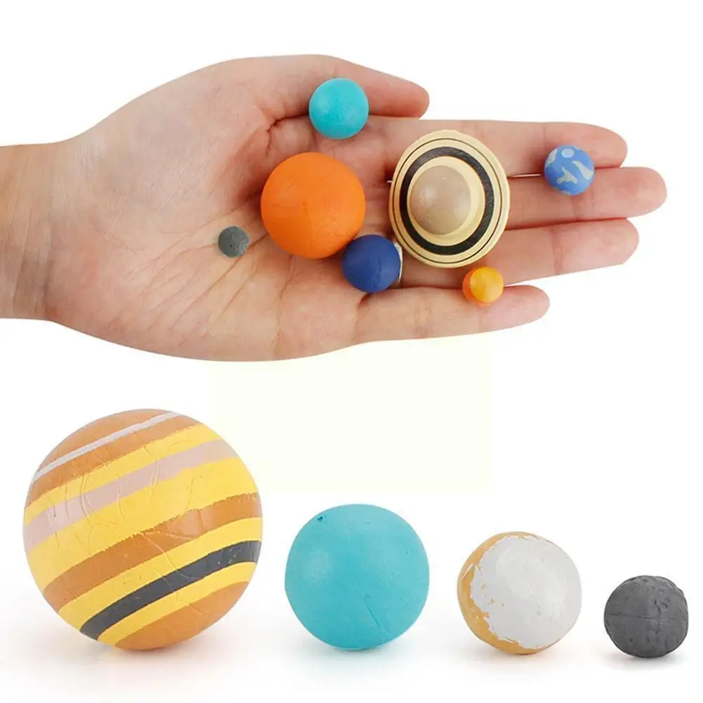 

6,3 см шар земли шары восемь планет Луна Звезда мяч игрушка губка эластичная резина мягкая цветная печать надувной подарок T4b2