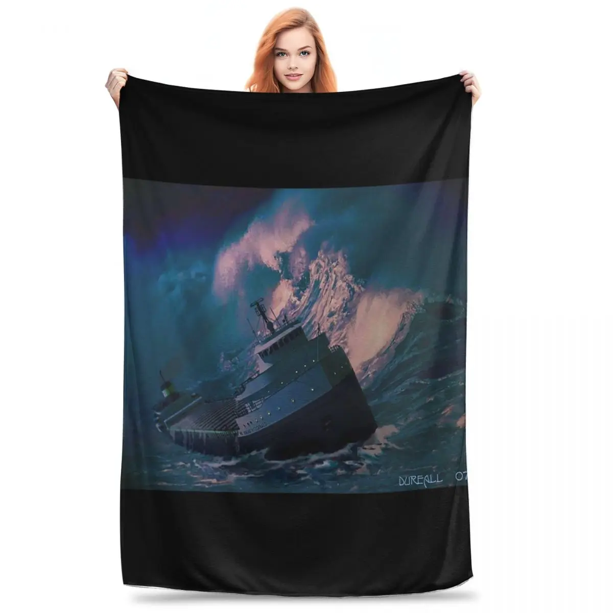 Одеяло Edmund Fitzgerald фланелевые теплые пледы диванные одеяла для путешествий