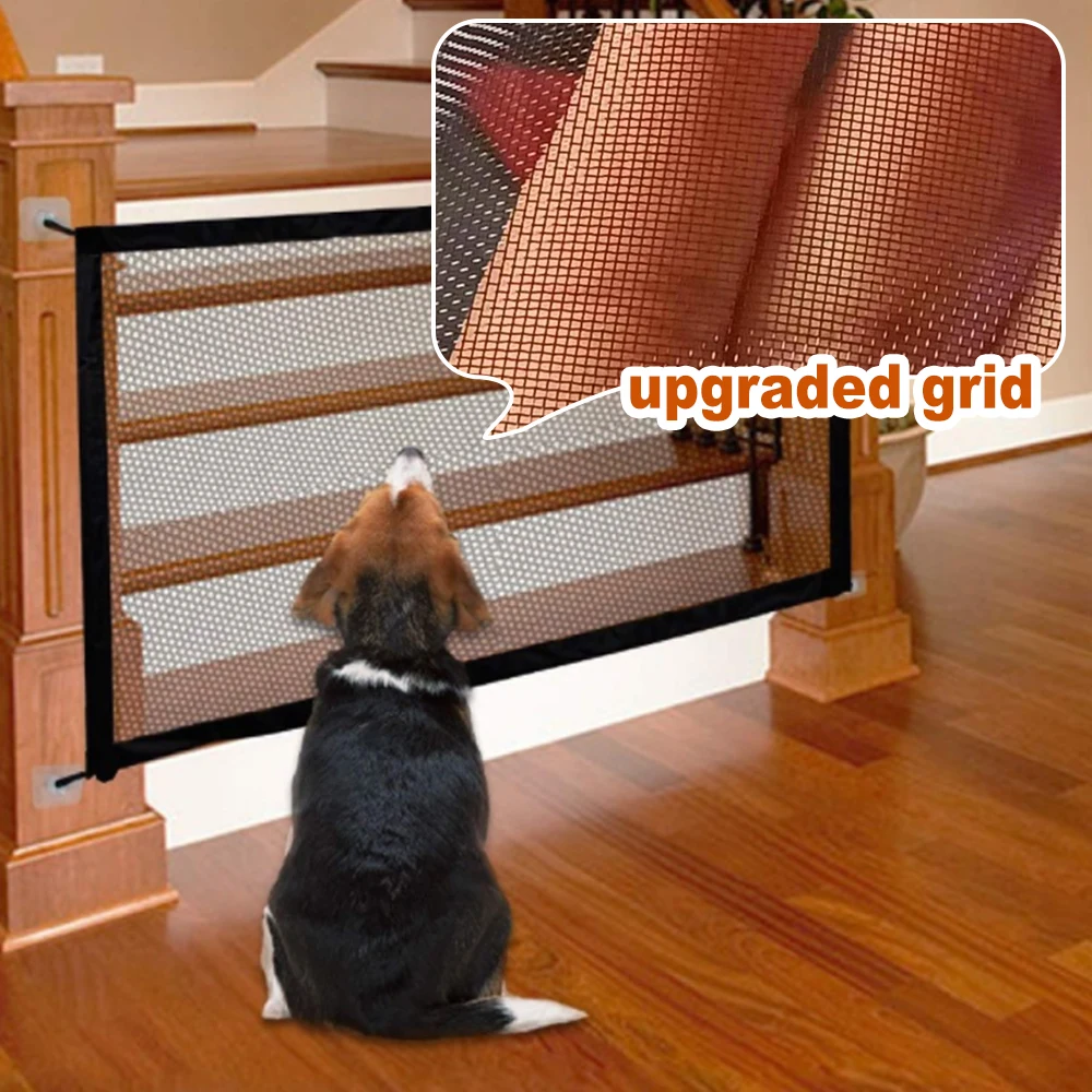

Pet Dog Safe Ingenious Mesh Dog Fence For Indoor And Outdoor Gate Safety Enclosure Pet Barrier Fences Pet Supplies Dropshipping